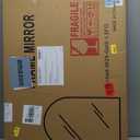 Arched Wall Mirror for Bathroom,Mirrors for Wall,24''x36'',Vanity Mirror for Bedroom Dresser, Entryway, Living Room, Metal Frame (36''x24'',Gold)