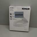 KOHLER 25875-0 Hyten 3" Height, Elevated Soft Close Elongated Toilet Seat, Contoured Seat with Grip-Tight Bumpers, Quick-Attach Hardware, No Slam Toilet Seat, White