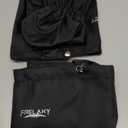 Frelaxy Leg Gaiters Ultra HIGH-Performance Hunting Gaiters, 100% Waterproof Hiking Gaiters with Upgraded Rubber Foot Strap, Adjustable Snow Boot Gaiters (Large, Jet Black)