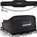 Dip belt With 37-40" Chain, 550lbs - 650lbs Weight Capacity, Weightlifting Belt for Dips and Pullups