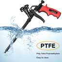 Preciva Foam Gun, Professional Foaming Gun Heavy Duty PU Expanding Foam Gun Caulking Gun Spray Application Applicator for Caulking, Filling, Sealing, Home and Office Use
