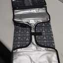 Kopi Baby Portable Diaper Changing Pad - Baby Diaper Changer Travel Bag with Wipes Pocket, Smart Design Portable Changing Mat, Infant Travel Station Kit, Gift for Newborn Girl & Boy - Black Arrows (Premium)