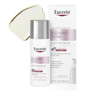 Eucerin Radiant Tone Daily Face Lotion with SPF 30, Dark Spot Corrector with Thiamidol, Face Moisturizer, All Skin Types, 1.7 Fl Oz Bottle