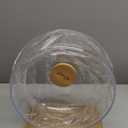 Niteangel Super-Silent Hamster Exercise Wheels - Quiet Spinner Hamster Running Wheels with Adjustable Stand for Hamsters Gerbils Mice Or Other Small Animals (M, Transparent)