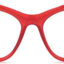 Zeelool Stylish TR90 Oversized Cat Eye Glasses with Non-prescription Clear Lens for Women Raegan OT964573