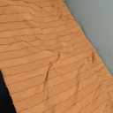 JELLYMONI Pillowcases King Size Rust 2 Pack Boho Striped Bed Pillow Covers 20x36in Polyester Envelope Pillow Shams Tufted Bohemian Textured (Pillows are not Included)