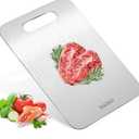 Stron- Dura Cutting Board - 304 Food Grade Stainless Steel Cutting Boards for Kitchen- for cutting Meat, Fruit, Vegetables, Outdoor or Indoor 11.5" X 8" (1, Small