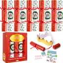 JOYIN Pack of 10 Christmas Non-Snap Party Favor, Classic Table Favor Includes Party Hat, Jokes & Gifts, Christmas Table Decorations for Holiday Dinner Traditions Party Supplies