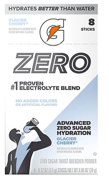 Gatorade Zero Glacier Cherry 0.96oz - 0.96 OZ