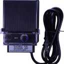 150W Watt AC to 12V Volt LED & Halogen -120V Volt Low Voltage Landscape Lighting Indoor/Outdoor Weatherproof Transformer Electric Power Pack with Photocell Sensor - Black Case