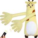 Joyfubabe Baby Soothers Toys, Cute Animal Plush Stuffed Doll Toy for Girls Boys, Plush Figure Soothing Toys for Home and Travel (001)