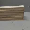 Bright Creations Unfinished Wood Canvas Boards - Boards for Crafting & Painting - Hanging Wood Sign & Wall Decor - 4 x 12 in, Pack of 6