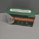 MUAKIOY No Drill Curtain Rod Holders, Heavy Duty Self Adhesive Curtain Brackets Hooks, Adjustable Nail-Free Stick on Wall Hangers for Bathroom, Bedroom, Kitchen and Livingroom (14 Pack)