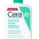 CeraVe Foaming Facial Cleanser, Daily Face Wash for Oily Skin, Hyaluronic Acid + Ceramides + Niacinamide, Fragrance Free & Paraben Free, Non Drying Oil Control Face Wash, 16 Fluid Ounces