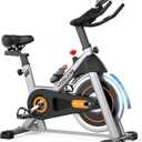 YOSUDA Exercise Bike, Stationary Bike with App, Brake Pad/Magnetic Indoor Cycling Bike with 300 lb Weight Capacity, Low Noise, Tablet Holder, Comfortable Seat for Home Fitness and Weight Loss