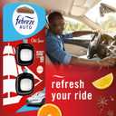Febreze Car Air Freshener Vent Clip Old Spice Scent, .07 oz. Car Vent Clip, Pack of 4