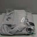 MIULEE Light Grey Blackout Curtains for Bedroom Living Room 63 Inches Long 2 Panels, Thermal Insulated Room Darkening Drapes Solid Grommet Noise Reduction Light Blocking Window Treatments 40x63 Inch