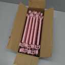 Skirt Hangers 20 Pack, Pants Hangers with Clips360 Swivel Hook Space Saving Hangersfor Pants, Skirts, Clothes, JeansPink