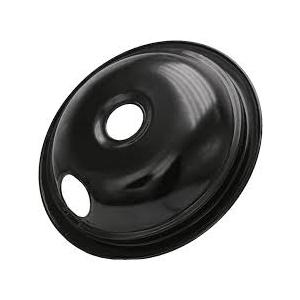 2 Packs Whirpool Drip Pans, Thickening to Prevent Bending and Rust-Includes Black Stove Drip Pans, Chrome 