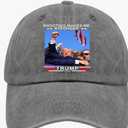 Shooting Makes ME Stronger Hat for Mens Retro Trucker Hat Women Ball Caps Retro for Fisherman, 2 pack