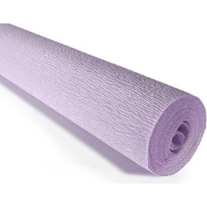 Cartotecnica Rossi 140g 17 Inch Wide 8.2ft Long Italian Crepe Paper Rollfor Wedding Ceremony Various Large Festivals Decoration, Light Purple
