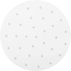 100pcs 11 Inch Round Air Fryer Liners, Fits 12-Inch Bamboo Steamer Baskets, Premium Perforated Parchment Paper Sheets, Non-stick Basket Mat, Perfect for Steaming/Baking/Air Fryers/Cooking