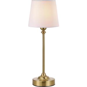 Cordless Table Lamp Rechargeable Gold - 1 Pack Brass 4000mAH Battery Operated Lamp for Decor, 3000K Stepless Dimming Touch Control Wireless Lamp for Bedroom, Dining Table, Counter, Living Room