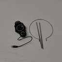 GE Traditional Rabbit Ears Indoor TV Antenna + Indoor Antenna Amplifier, Extendable Dipoles and Circular Loop, Digital HDTV VHF UHF, Low Noise Signal Booster, AC Power Adapter Included