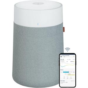 BLUEAIR Air Purifiers for Medium Rooms, Bedroom, Kitchen, Cleans 1,858 sqft in one hour, HEPASilent Smart Air Cleaner for Home, Pets, Allergies, Virus, Dust, Mold, Smoke - Blue Pure 311i Max
