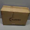 SUNROX Gel Memory Foam Chair Cushions, FadeShield Water-, Stain-Resistant Durable Reversible Seat Cushion Pads with Ties for Indoor/Outdoor Kitchen Dining Office 17"x16" Set of 6, Burgundy