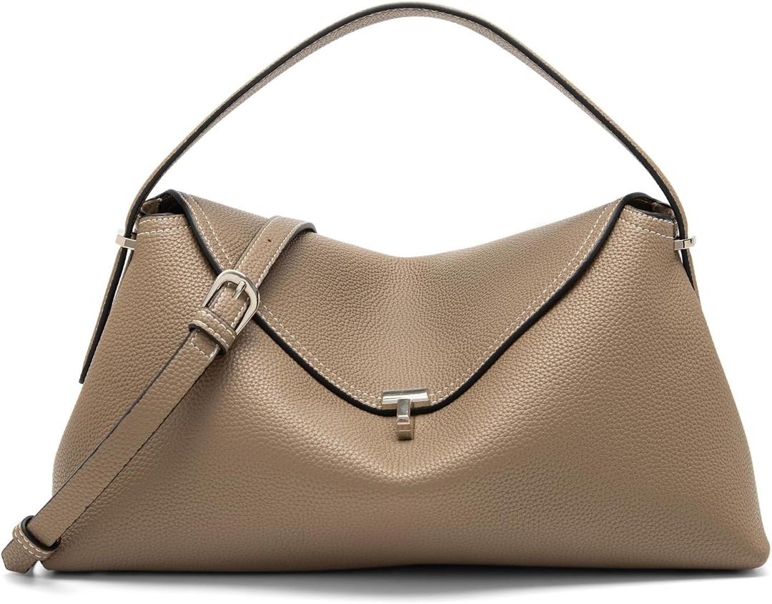 Leather Crossbody Bag for Women, Multiple Compartments for Everyday & Travel