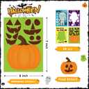 MISS FANTASY Halloween Games - 3 in 1 Halloween Party Games Include Halloween Bingo Game Halloween Pin Game Halloween Stickers Halloween Party Favors Supplies for Kids Children Activities