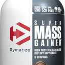Dymatize Super Mass Gainer Protein Powder, Rich Chocolate, 52g Protein, 1g Creatine, 1280 Calories, 10.7g BCAAs, 245g Carbs, Contains Whey Protein Powder, Isolate, and Casein (8 Servings) (6 Pound (Pack of 1))