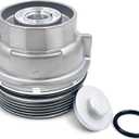 15620-31060 Oil Filter Housing Cap For Toyota 2007-2022 Camry 2010-2022 4Runner 2005-2022 Avalon Fj Cruiser RAV4 and Lexus RX330 Oil Filter Housing Cap Holder 1562031060 + 15643-31050 Plug