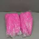 20 Pcs School Spirit Shakers Bulk, Cheerleader Pom Poms for Adults Sports Team Party Dance Football Basketball Volleyball Homecoming Fan Celebration Sporting Event (Pink)