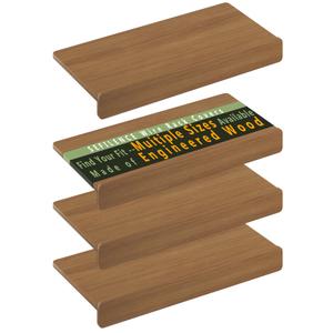 SEFILENCE Wire Rack Covers for Shelves, Premium Engineered Wood Wire Shelf Covers for Pantry, Closet(5pcs, 36" W x 16" D)