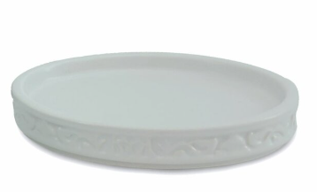 Mentari Soap Dish Porte-Savon White 2 Pack