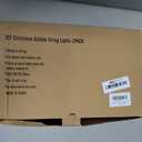 Novelty Lights Traditional Bubble Light Set, 8 Feet 8 Bulbs Red/Blue/Orange/Green Liquid with Multicolor Bases, 5 Watt E12/C7 Bulbs for Indoor Christmas Trees, Nostalgic Holiday Home Decor