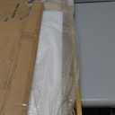 Idzo 40.8 x31.5 inch Single Panel Fireplace Screen, Stable Fireplace Barrier with Powder Coated Steel Frame, Handcrafted Solid Wrought Steel Decorative Mesh, Fire Spark Guard Grate, Gold