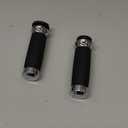 Motorcycle Hand Grips Handlebar Grips Cable Throttle Fit for Harley 02-17 VRSC, 96-Later XL, 08-13 XR, 96-17 Dyna (Except FXDLS), 96-07 Touring (Black)