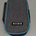 OZCHIN Smell Proof Bag with Combination Lock File Organizer Case Container Medicine Lock Box Odorless Storage Bag Great Gift for Friend (Grey, S)