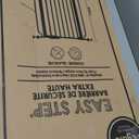 Regalo Safety 36" Extra Tall Baby Gate for Doorways & Bottom of Stairs, Pressure Mount, Toddlers & Pets, 6-24 Months, Tested & Safe for 30 Years, American Designed, American Owned (White)