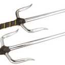 Master USA Martial Arts Training SAIS, Stainless Steel Blades, Wrapped Handle, Practice, Cosplay, Pack of 2