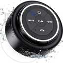 HAISSKY Bluetooth Shower Speakers, Portable Wireless Speaker with Suction Cup, IP67 Waterproof Speaker Pairs Easily to Phones, Tablets, Computer, Gift for Men & Women