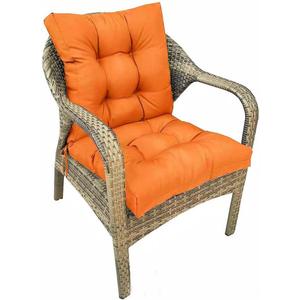 Indoor Outdoor Wicker Chair Cushions with Ties Non Slip Waterproof Outdoor Patio Chair Cushion Set 41.7"*20.8"*3.5" for Garden Porch Decoration