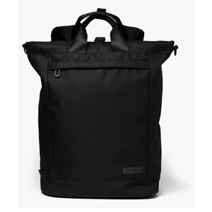 LAUBERIRE BOLD 3-WAY Convertible Totepack (Backpack, Tote Bag, 17” Laptop Bag), Multipurpose, Business, Casual, City Travel, Work, Office and Business Trip - Black, Large