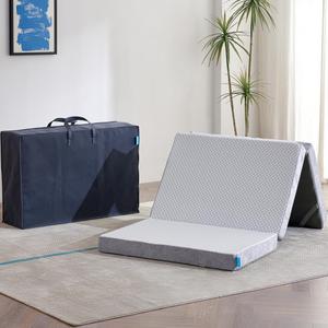 Freesof Odorless Foldable Mattress Medium Twin Size 75" x 38" x 6" | 6 Inch Folding Foam Mattress With Storage Bag, Fiberglass Free Trifold Memory Foam Mattress for Murphy Bed, RV, Guest Bed