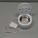 Dental Ultrasonic Retainer Cleaner Machine: 45kHz Dental Cleaning Pod with Digital Timer & 200ML, Deep Cleaning for Dentures, Mouth Guards, Aligners, Night Guards, Braces, Toothbrush Heads & Jewelry (White)