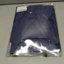 Mens Linen Shirt Short Sleeve Wrinkle Free Casual Untucked Button Down Shirts Beach Breathable Tops Summer (Blue, XL)