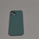 LOVE 3000 Designed for iPhone 13 Case, Premium Silicone with [Camera Protection] [Soft Anti-Scratch Microfiber Lining] Shockproof Protective Phone Case for iPhone 13 Women Men Girls 6.1", Pine Green